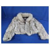 Split Clad 100% Rabbit Fur Jacket sz L