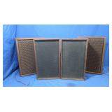 4 Deep Wood Speakers-made in Japan 15x10x6"