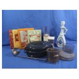 Recipe Books, Decanter, Graniteware Roaster