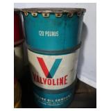 Valvoline Oil Drum Full 120lb.