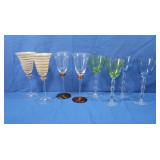 Lenox Wine Glasses incl Handpainted ones