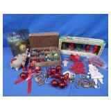 Vintage Diamond Ornaments & Shiny Brite & more