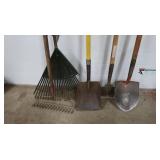 Garden Rakes, Shovels