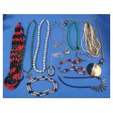 Vintage Costume Jewelry Bead Necklaces