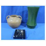 Pottery Double Handles Jug, Flower Vase