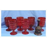 Fenton Ruby Red Goblets