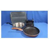 Oven Broiler, Skillets, B&D Under Counter Can