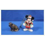 Lenox Mickey Mouse, Brass Dog