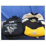 Pittsburgh Steelers, Penguins Clothing-sz Lg