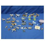 Animal & Doll Figurines-Plastic, Porcelain,