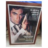 1989 James Bond Movie Poster 30.5x40.5"