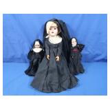 Sleepy Eyes Nun Dolls