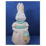 Vintage Blow Mold Easter Bunny 25" tall (works)