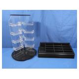 Spinning Card Rack & 4 Standing Card Racks