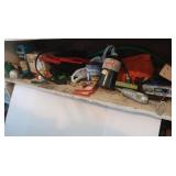 Contents of Shelf, GE CB Radio, Propane Fuel,