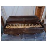 Antique Foldable Pump Organ top-33.5"x18"x7H,