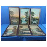 6 Tall Framed Artwork