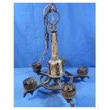 Antique Cast Iron 5-light Chandelier-ceiling