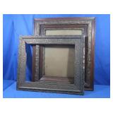 2 Antique Frames-1 w/Glass