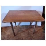 Folding Wooden Childs Table 24Wx16.5Dx17"H