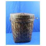 Wicker Basket w/Lid & more