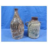 Pottery Jugs-1 w/broken handle)