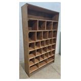 Solid Pigeon hole cabinet 48"12"75"