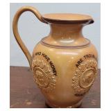 Rare Antique Doulton Lambeth Motto Jug - "those