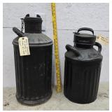 2 RR shipping cans - Railroad estate