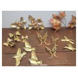 Retro Wall decorations - butterflies, birds, fall