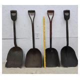 4 Coal Shovels - Railroad estate