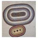 2 Braided Rugs