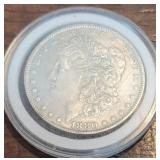 Morgan dollar copy dated 1800