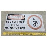 Same high voltage sign