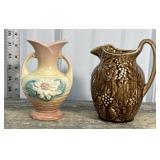 Hull vase and Ringwood ceramic pitcher