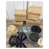 Ladies hats and boxes