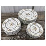 Mikasa Chippendale plates - dinner, salad and