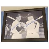 Photo 8x10 signed Mickey Mantle & Joe