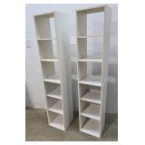 2 Open Shelves 12"12"63"