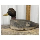 Wooden duck decoy