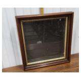 Deep walnut shadow box