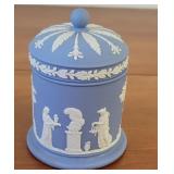 Wedgewood Jasperware - covered jar