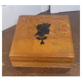 Silhouette dovetailed wooden box