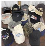 Box of hats - Mobil 1 Racing, Kubota, Nike,