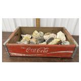 Coca Cola Advertising Crate with rocks