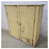 2 Door Yellow Jelly Cupboard 43"16"45"