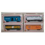 4 Bachman HO Scale Train Cars