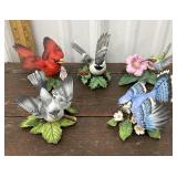 5 Lenox bird figures