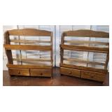 2 Spice Racks / Shelves