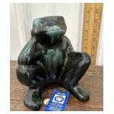 Blue mountain pottery frog